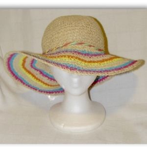 Xhilaration Summer Beach Floppy Straw Hat